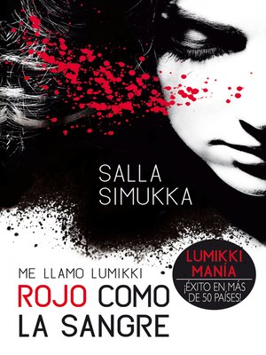 cover image of Rojo como la sangre